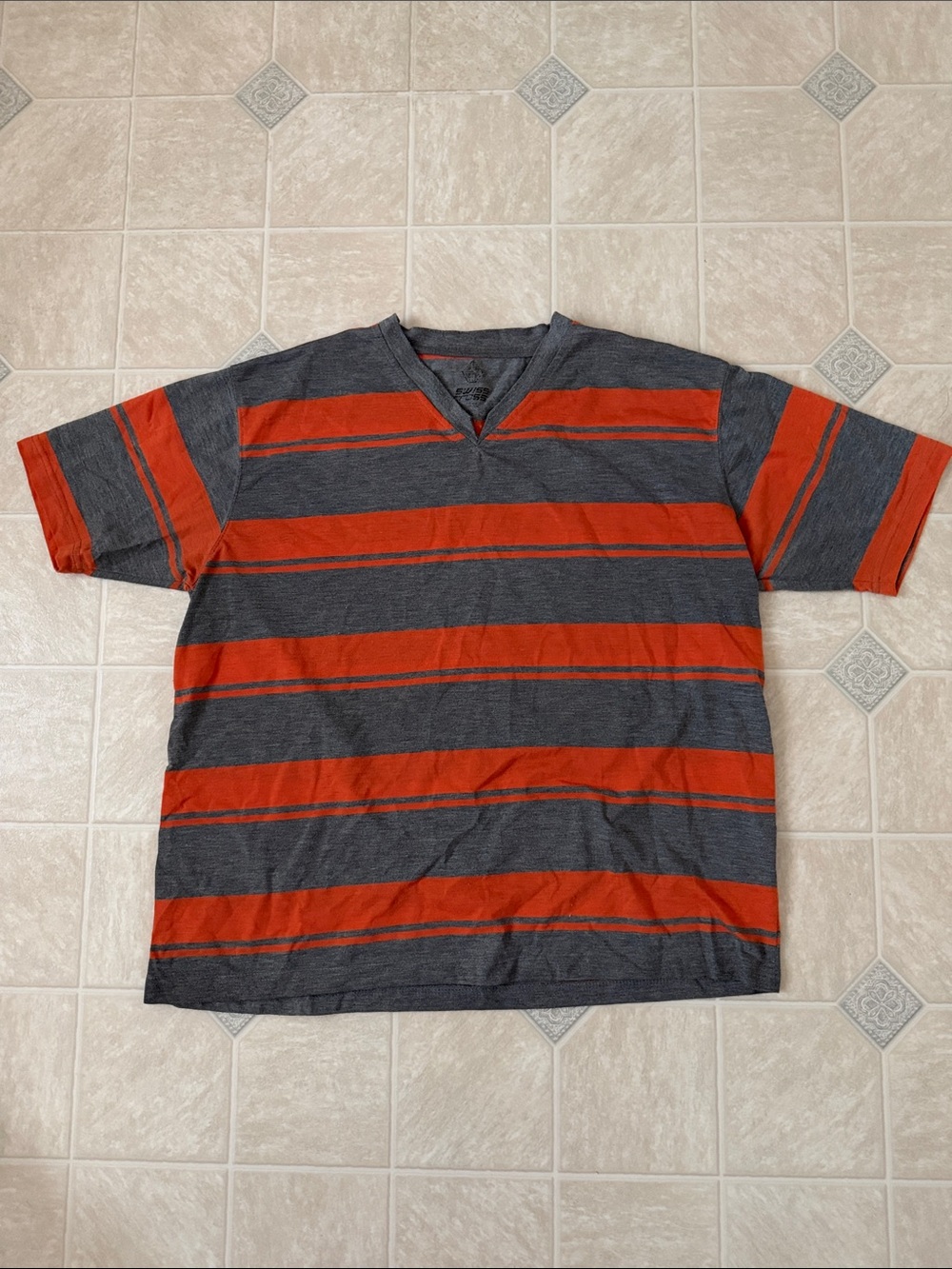 Swiss Cross Striped Tee